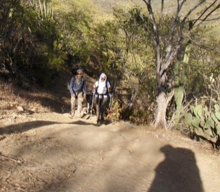 Senderismo en pareja